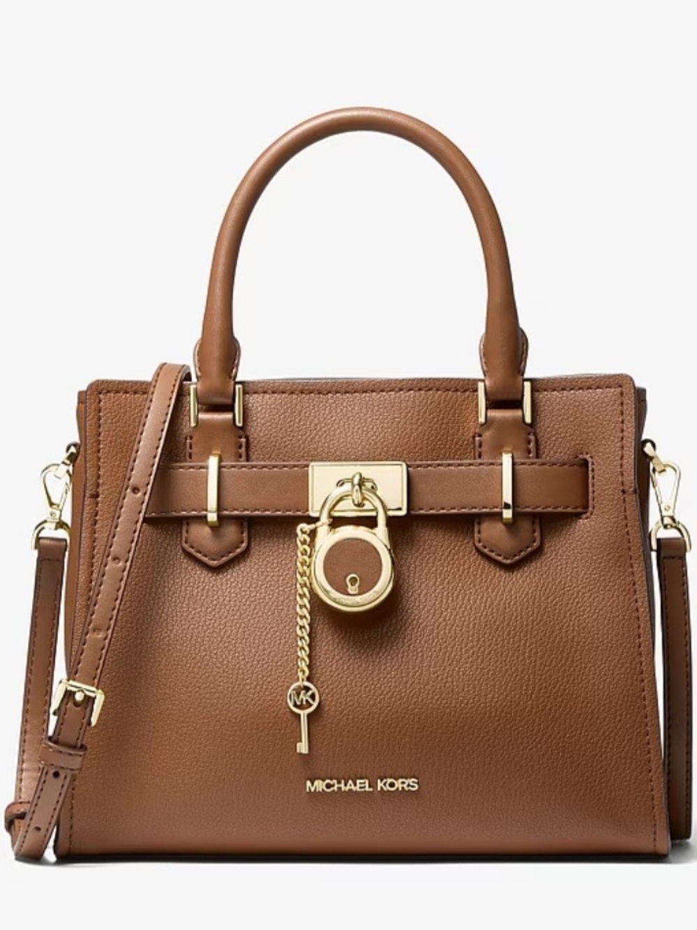 Michael Kors Landon Small Leather Satchel